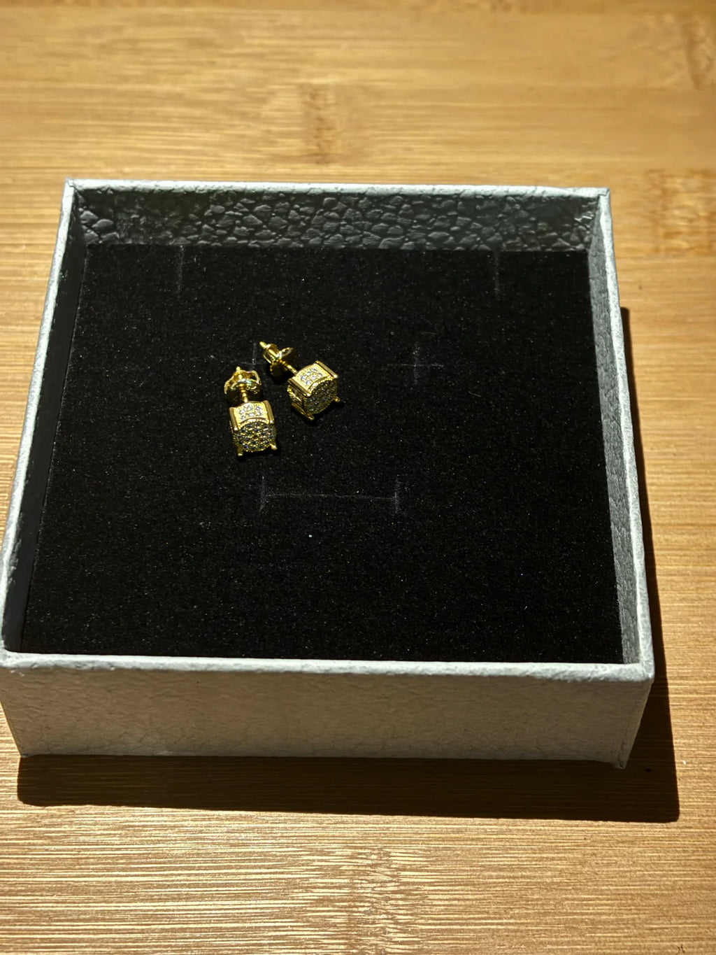 Moissanite Cubic Stud Earrings