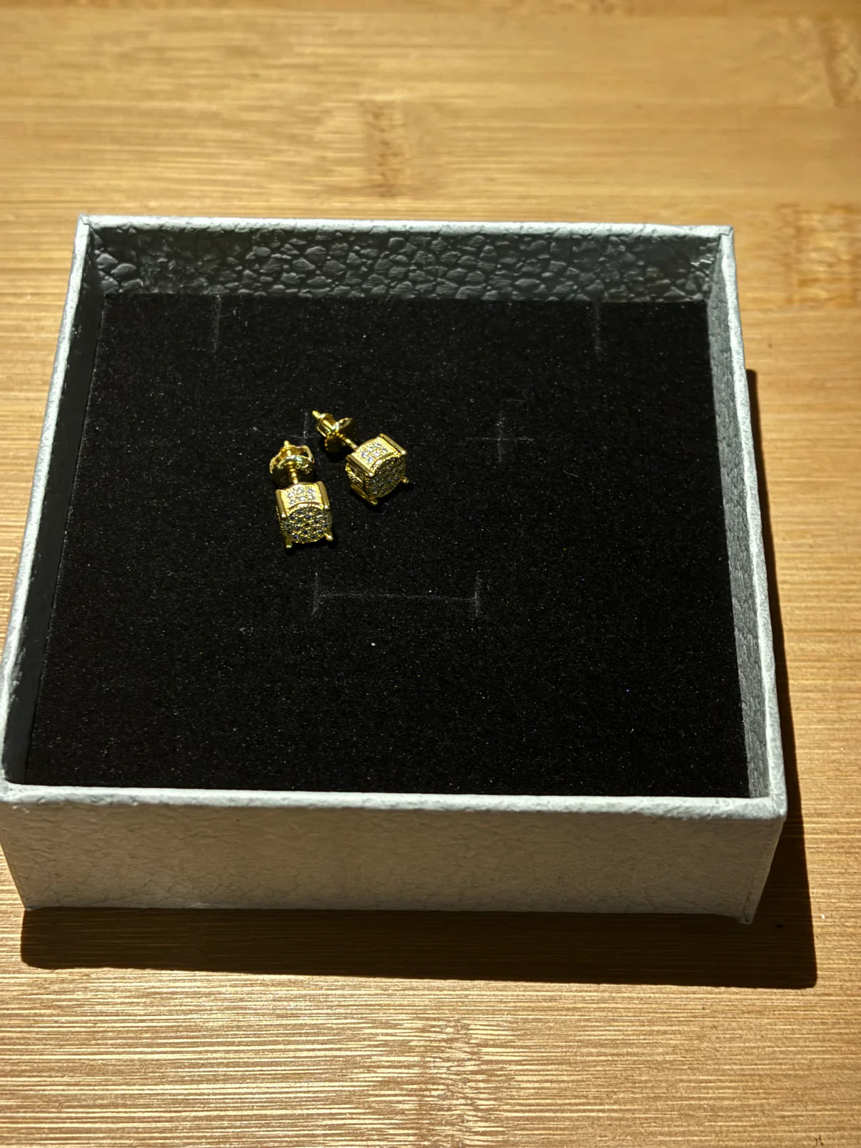 Moissanite Cubic Stud Earrings