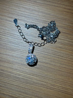 Sliver & Moissanite Circle Pendants