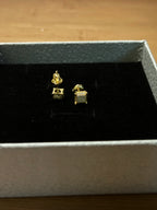 Cubic Stud Earrings