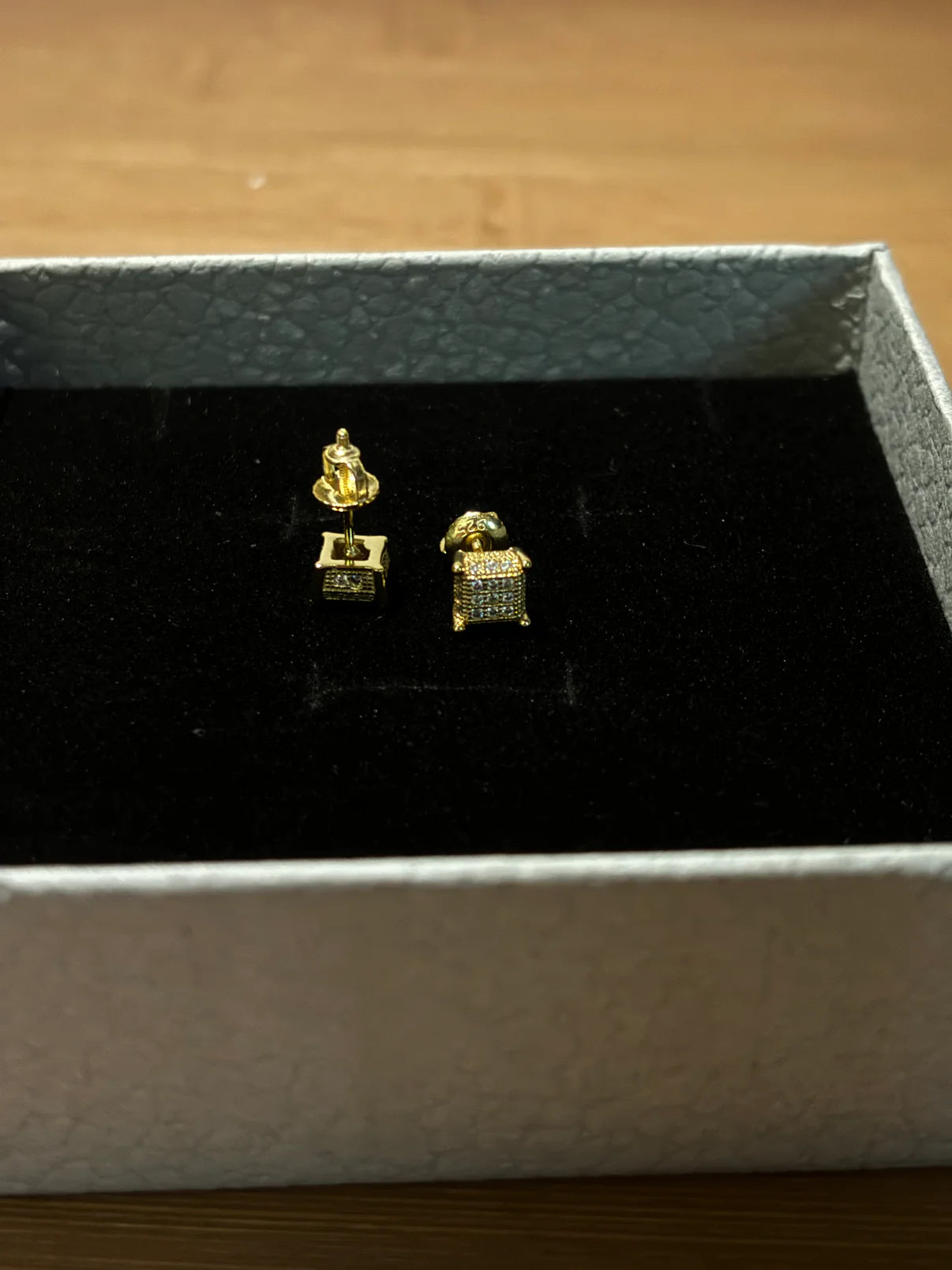 Cubic Stud Earrings