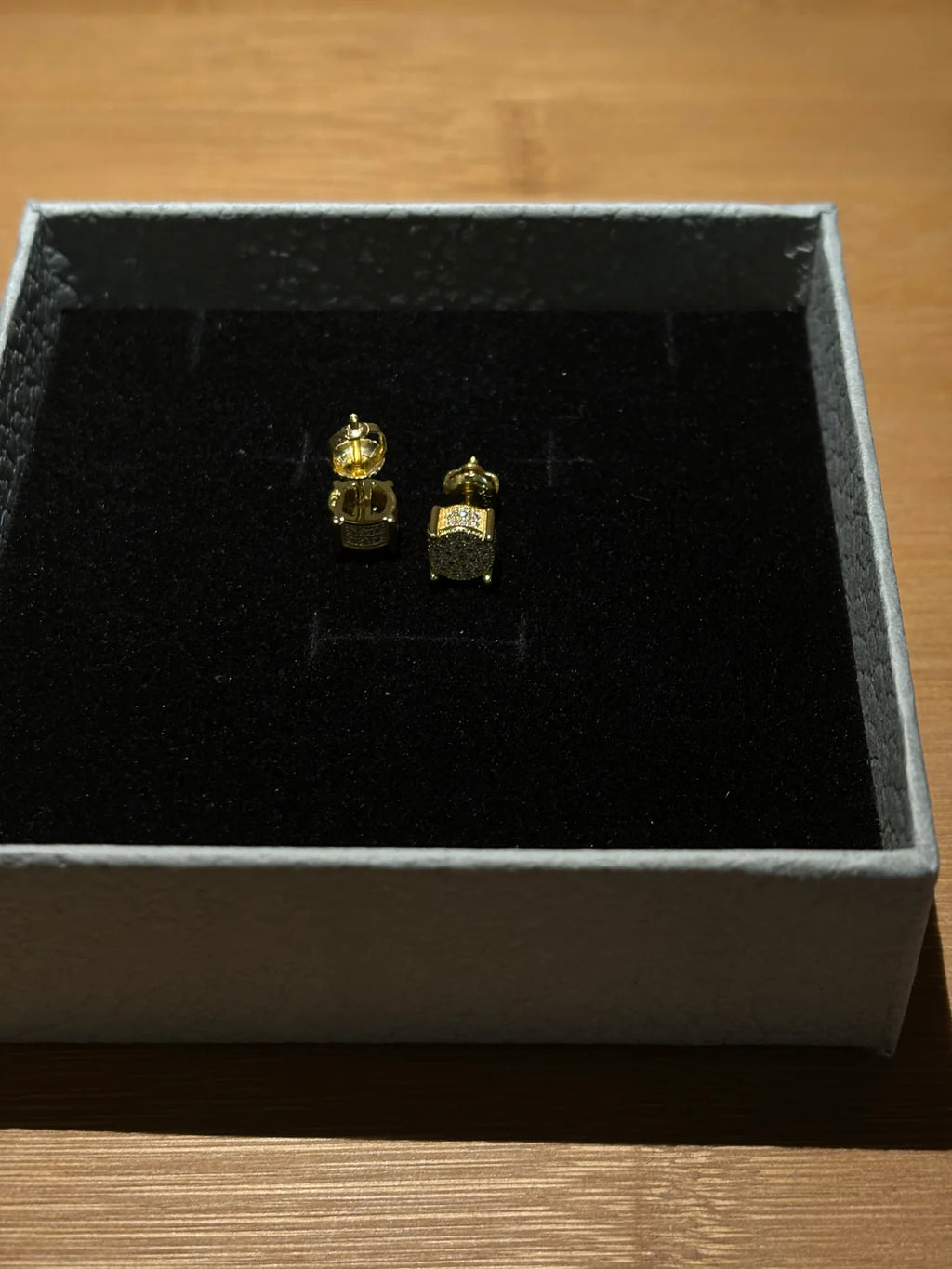 Moissanite Cubic Stud Earrings