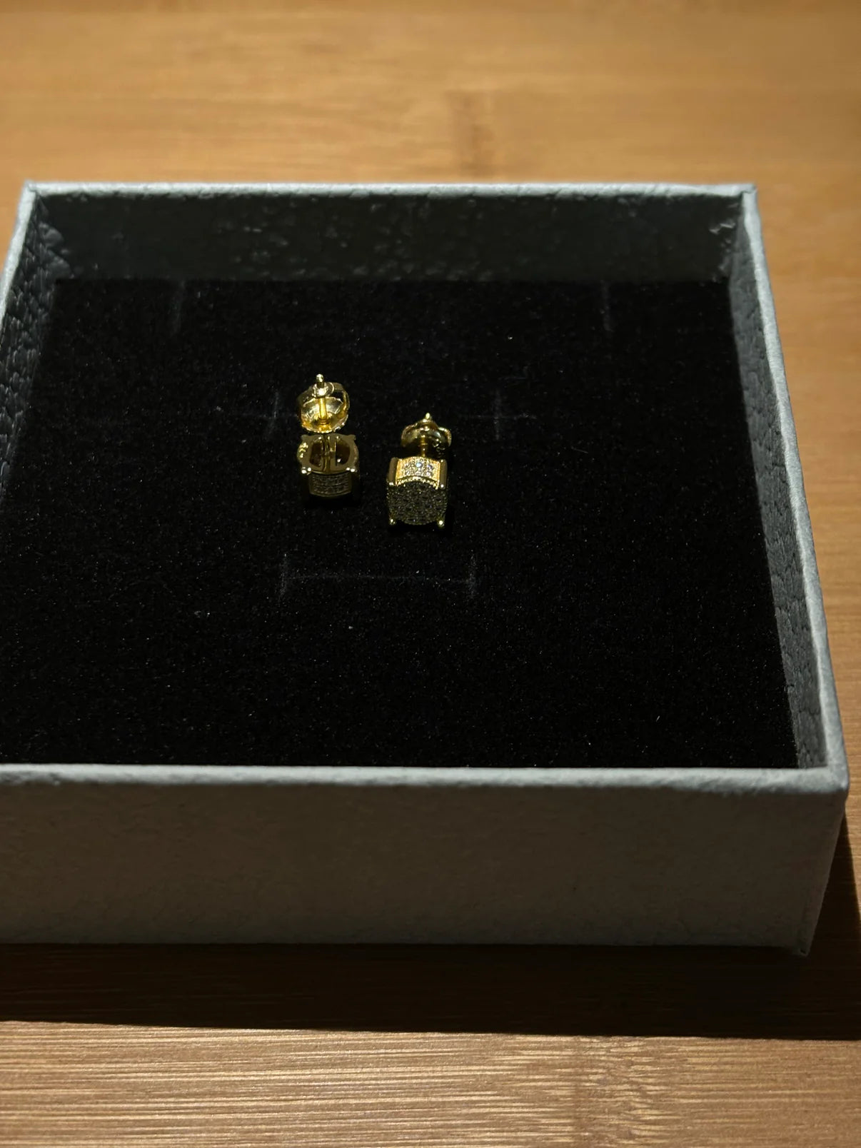 Moissanite Cubic Stud Earrings