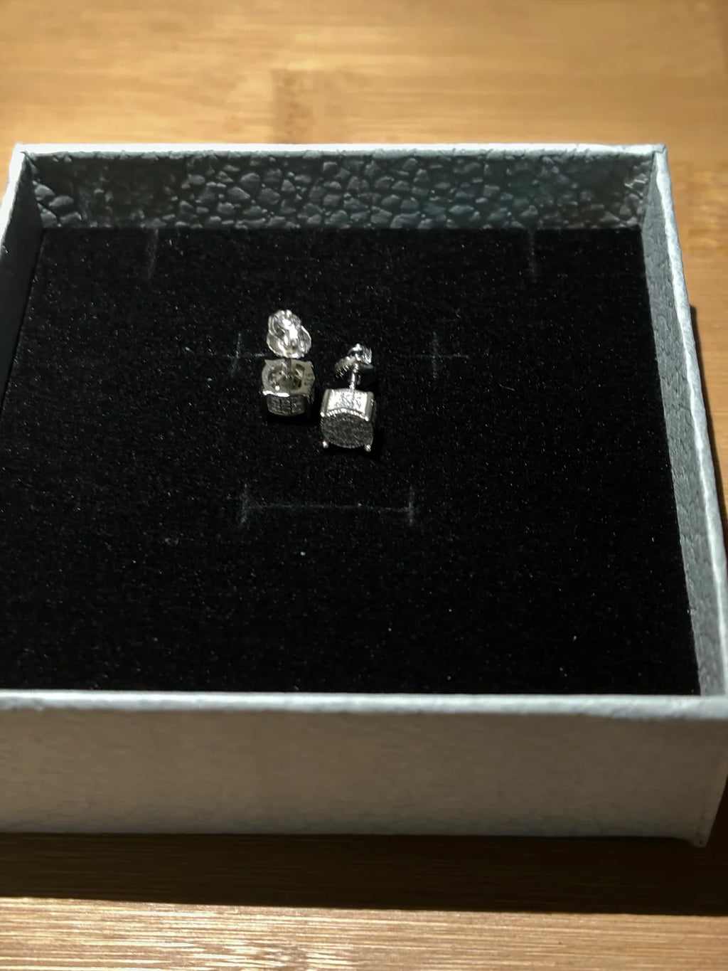 Moissanite Cubic Stud Earrings