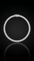 Aurivelle's Moissanite Bracelet -Diamond-Like Shine| GRA Certified
